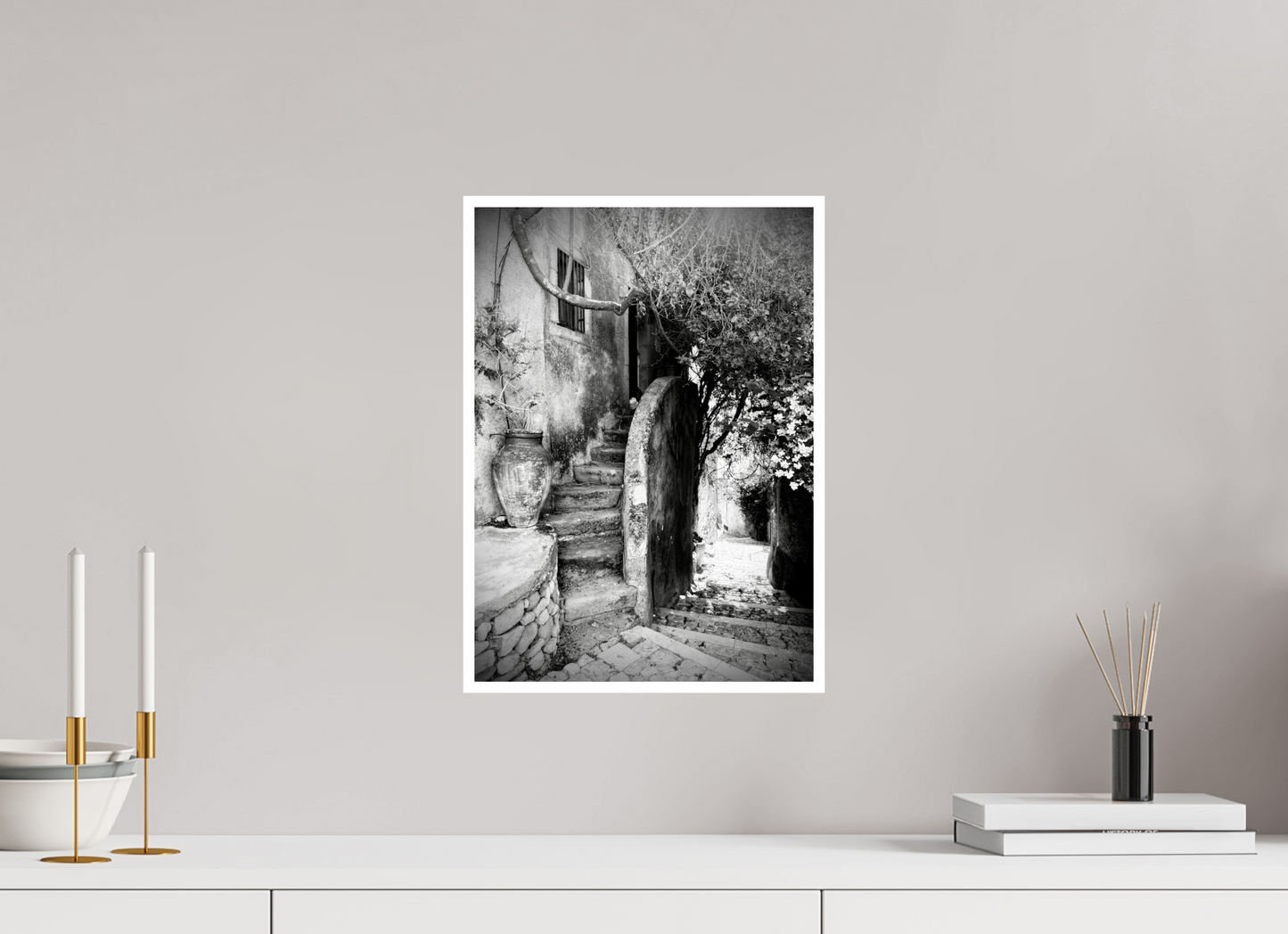 30 x 42 cm, BRILLANT Des marches en Sicile