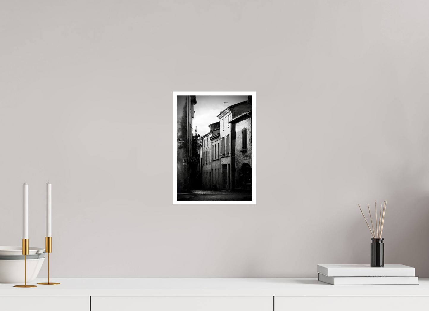 20 x 28 cm, Brillante La rue Michel Dupin