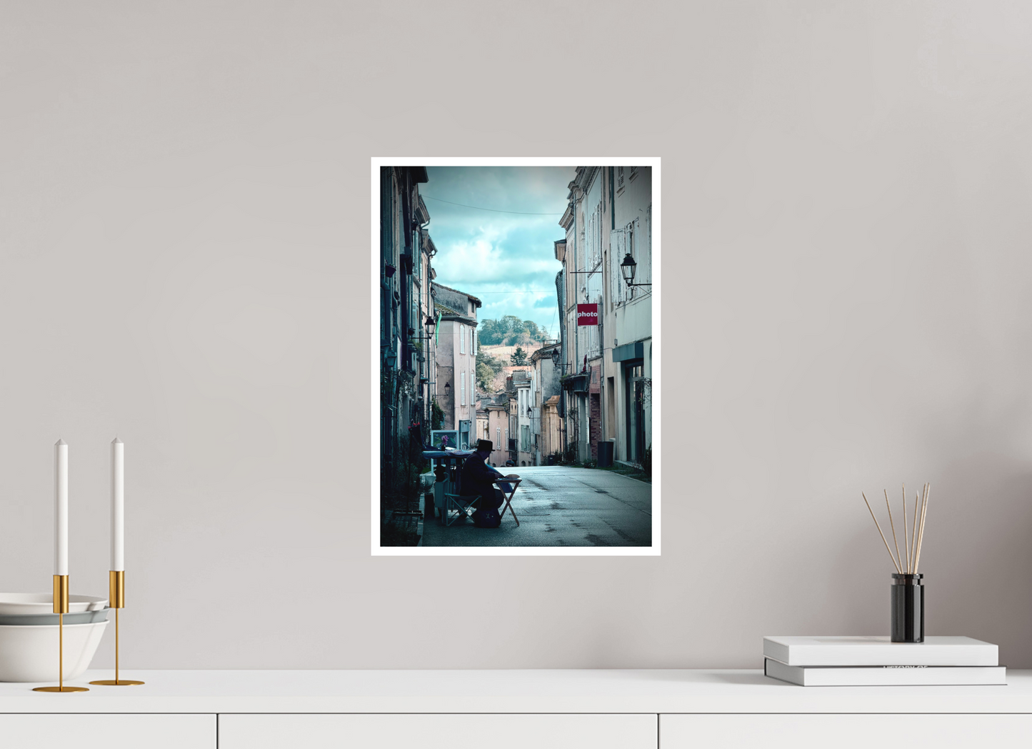 30 x 42 cm, Mate Un artiste à La Réole