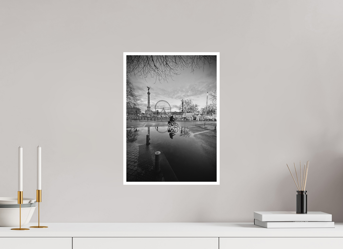 30 x 42 cm, Mate Un reflet à Bordeaux