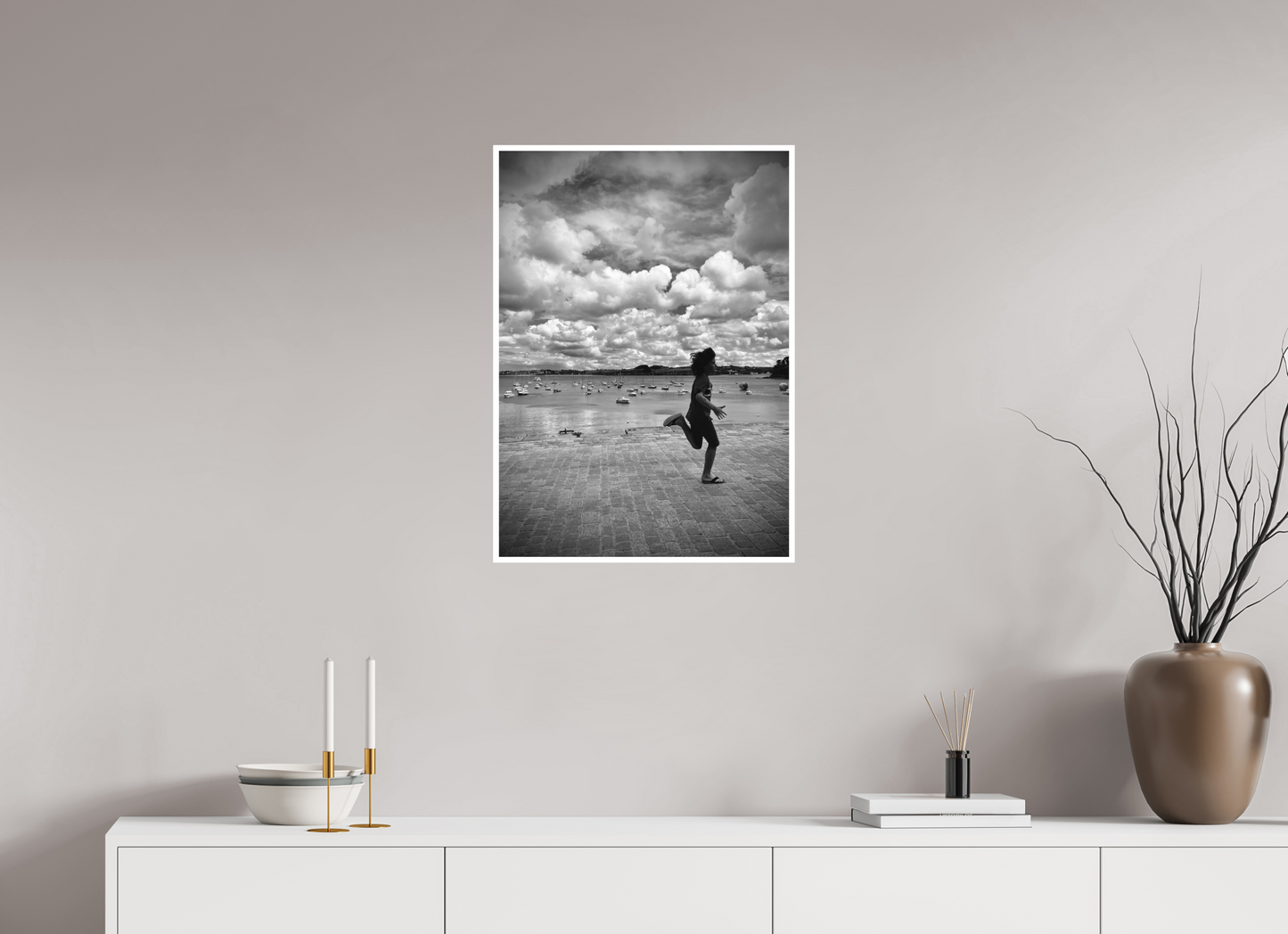 50 x 70 cm, Mate Un enfant en Bretagne