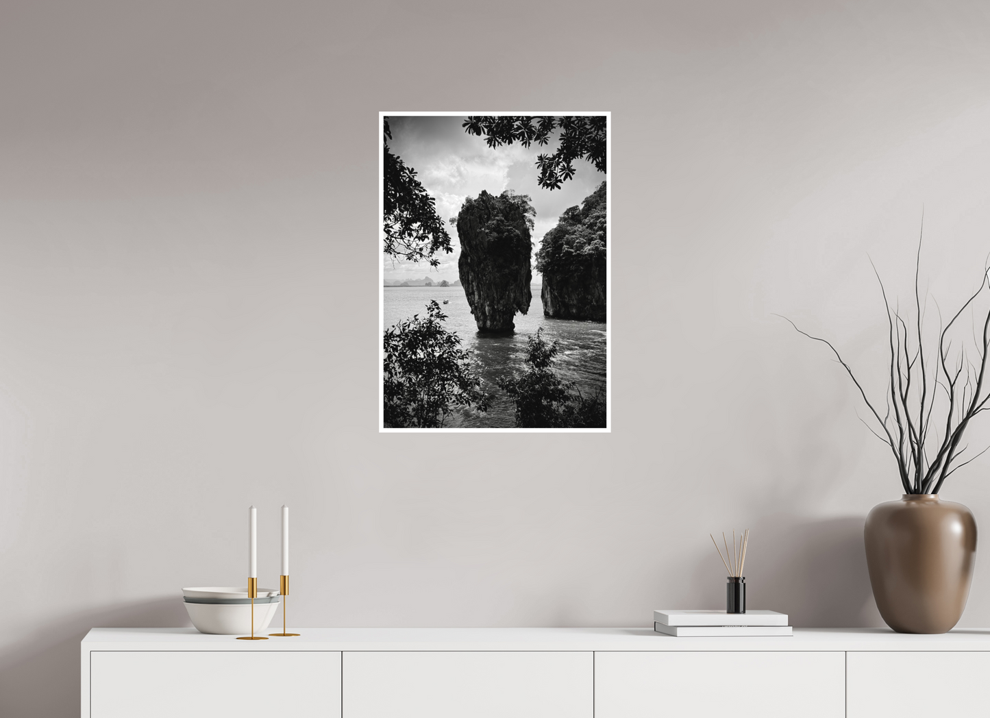 50 x 70 cm, Mate Une île en Thaïlande