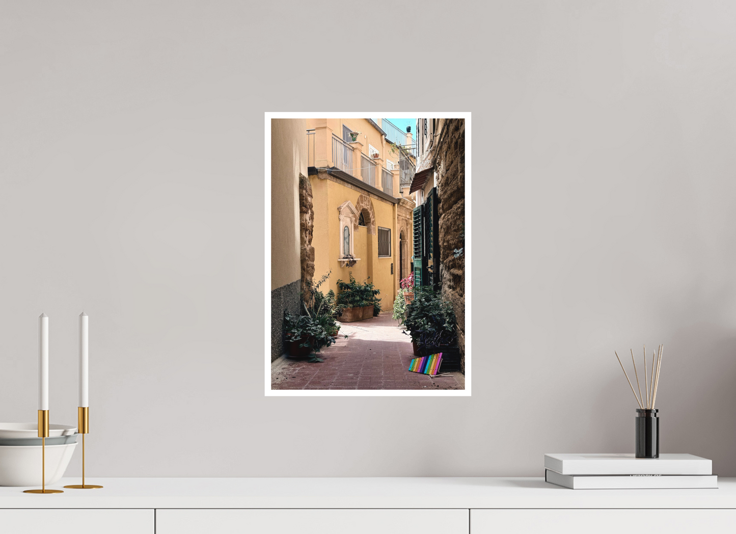 30 x 42 cm, Mate Un xylophone en Sicile