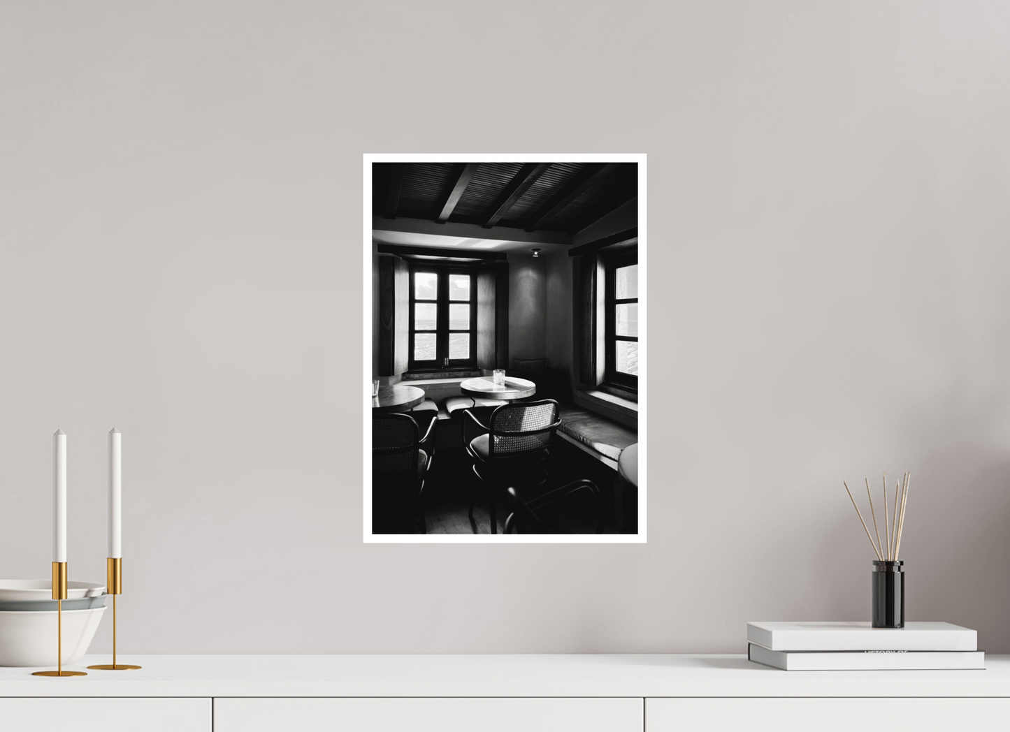 30 x 42 cm, Mate Des fenêtres en Grèce