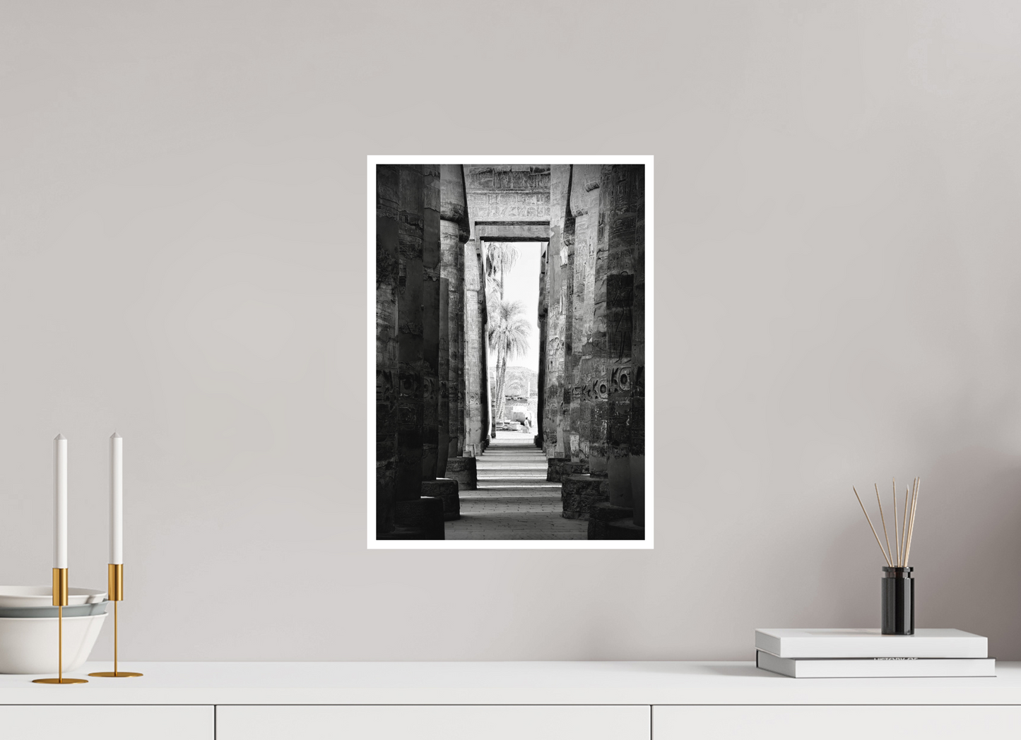 30 x 42 cm, MAT Un temple en Égypte