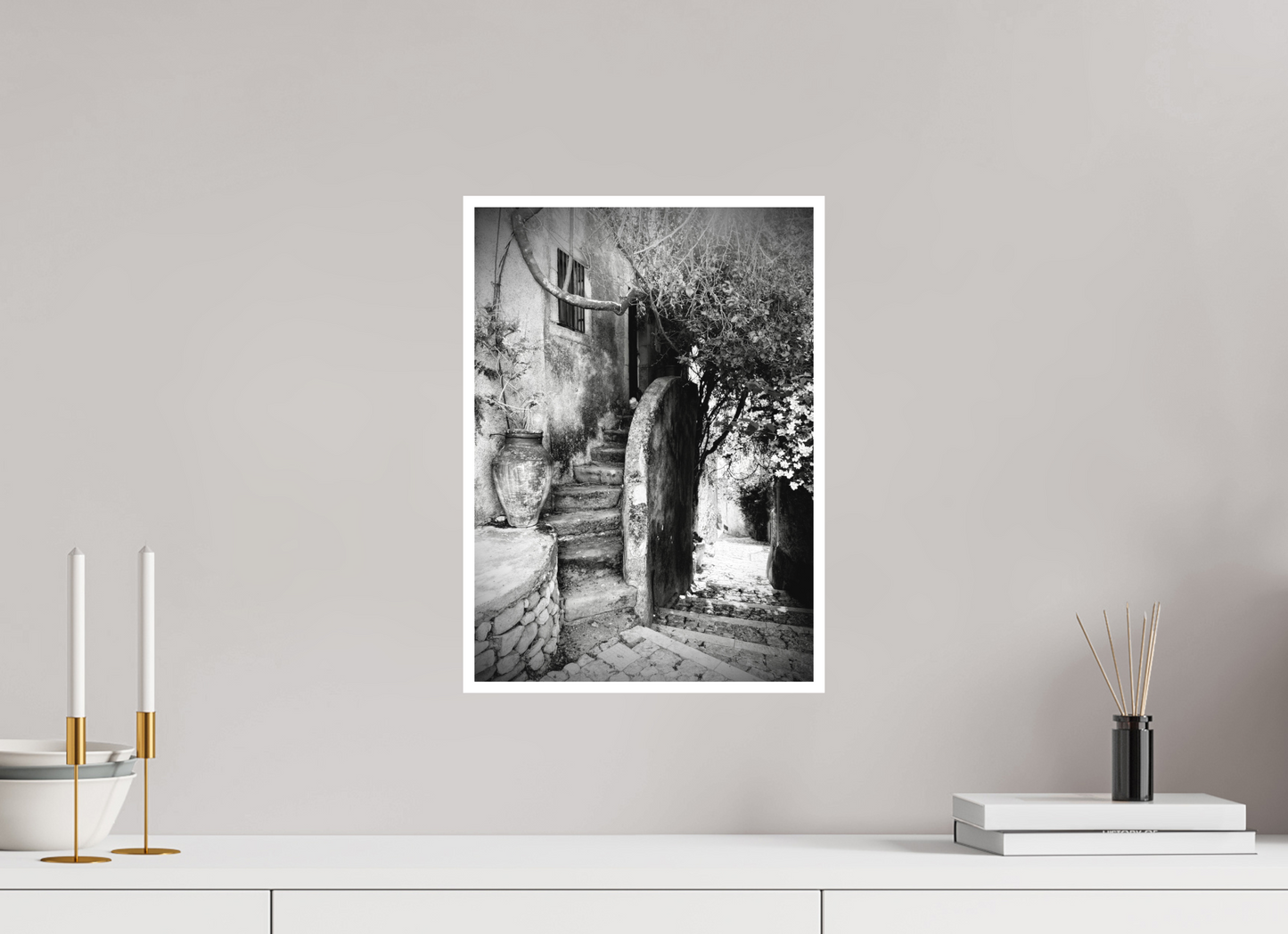 30 x 42 cm, Mate Des marches en Sicile