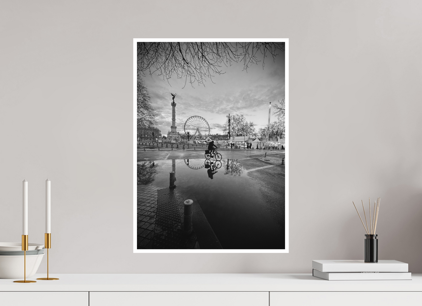 40 x 56 cm, Mate Un reflet à Bordeaux