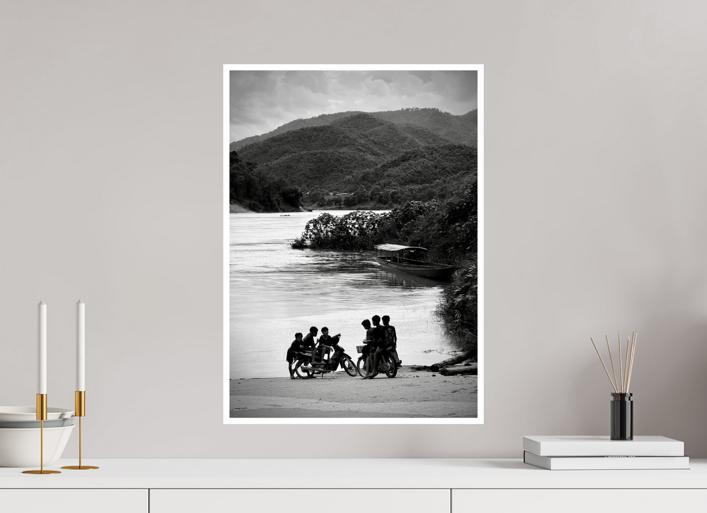 40 x 56 cm, Brillante La jeunesse du Mékong