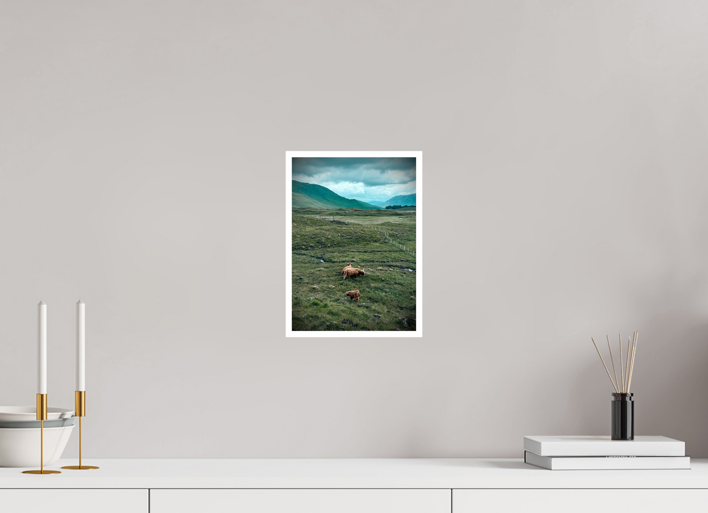 20 x 28 cm, Brillante Les vaches des Highlands