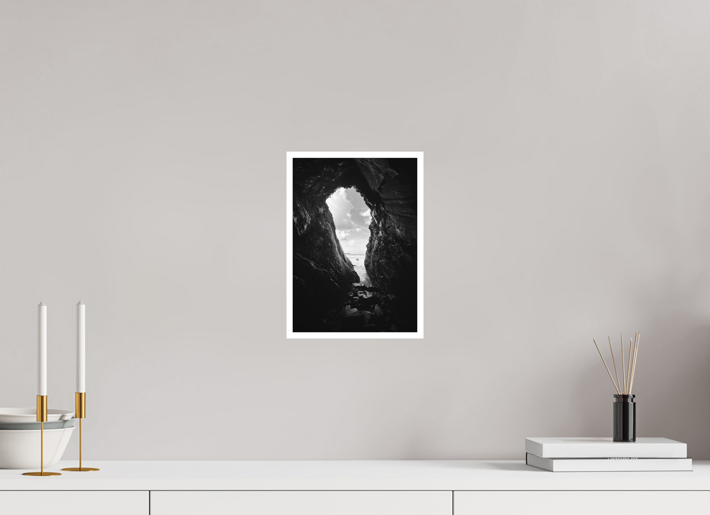 20 x 28 cm, Mate Une grotte en Bretagne