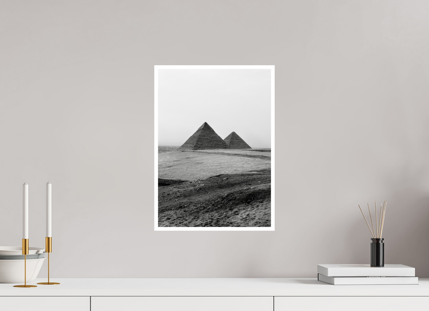 30 x 42 cm, Brillante Les pyramides de Gizeh