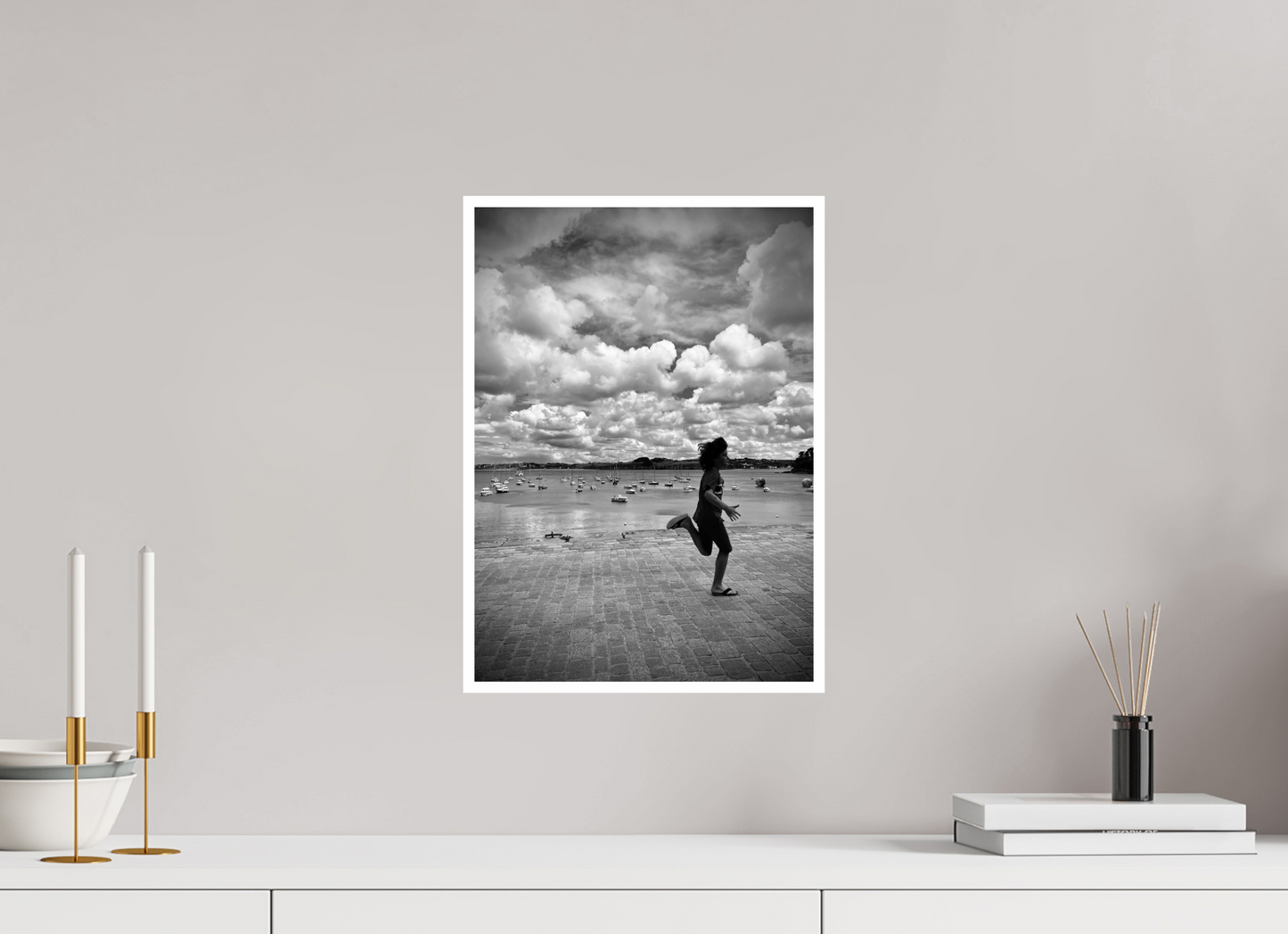 30 x 42 cm, Brillante Un enfant en Bretagne