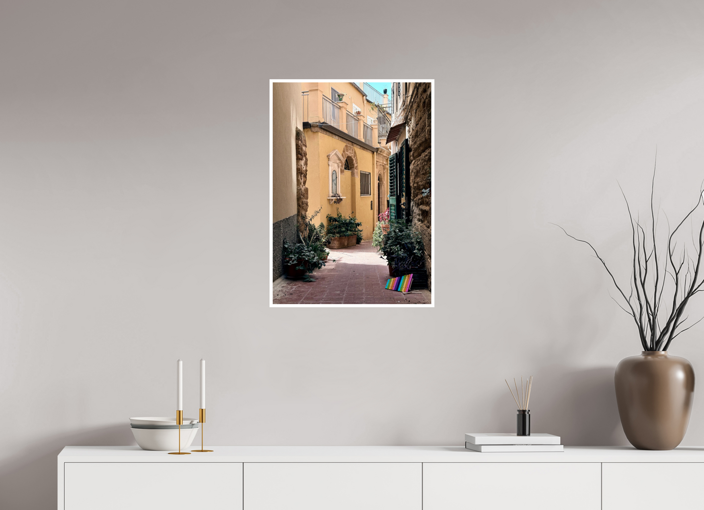 50 x 70 cm, Brillante Un xylophone en Sicile