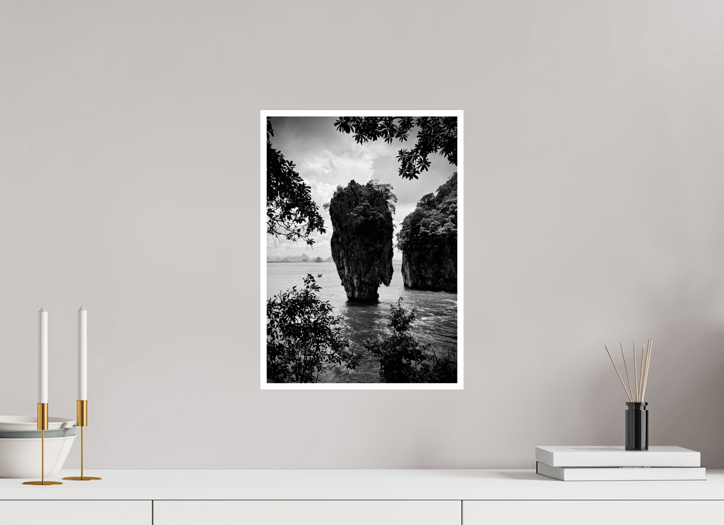 30 x 42 cm, Brillante Une île en Thaïlande