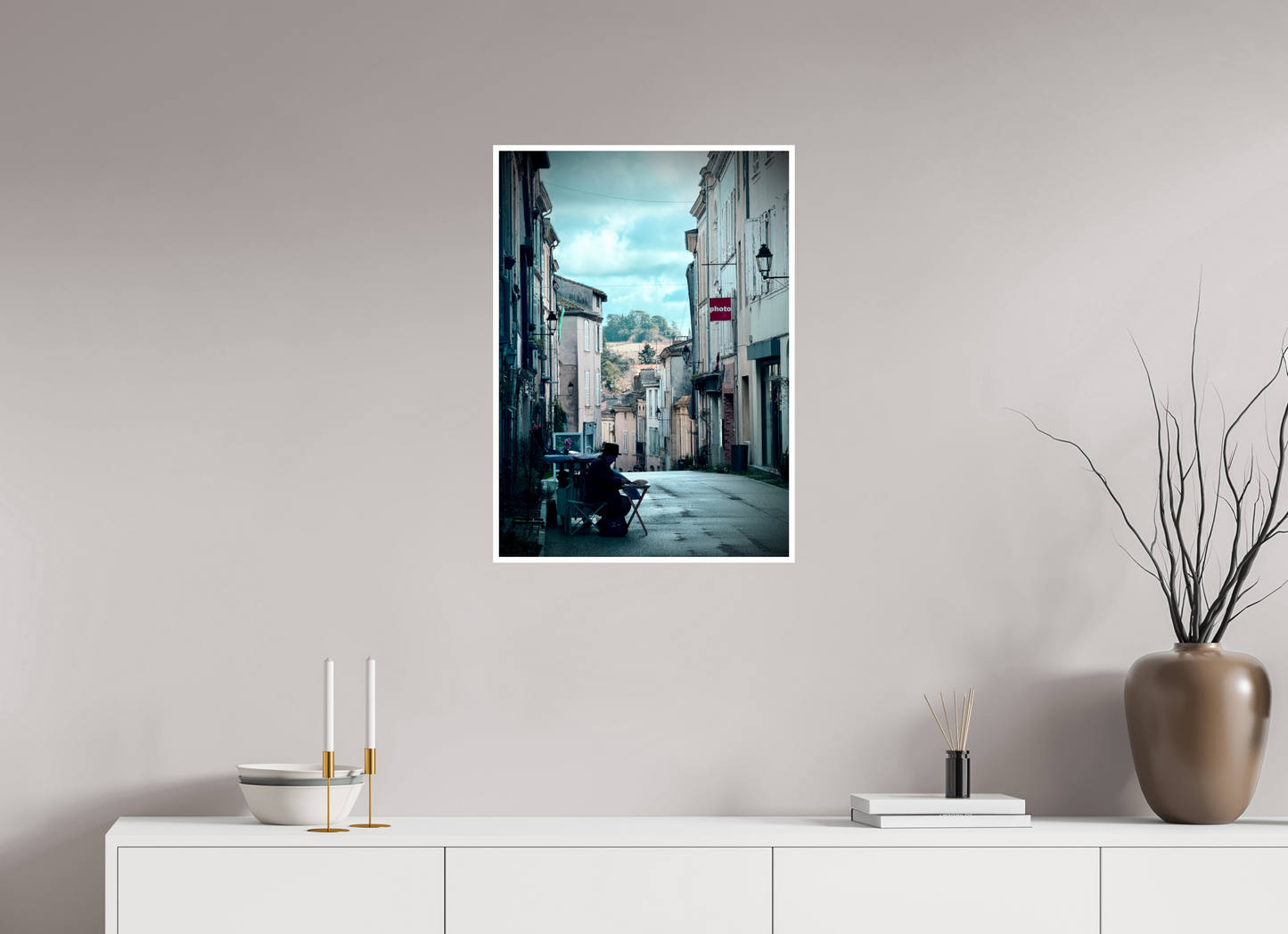 50 x 70 cm, Brillante Un artiste à La Réole